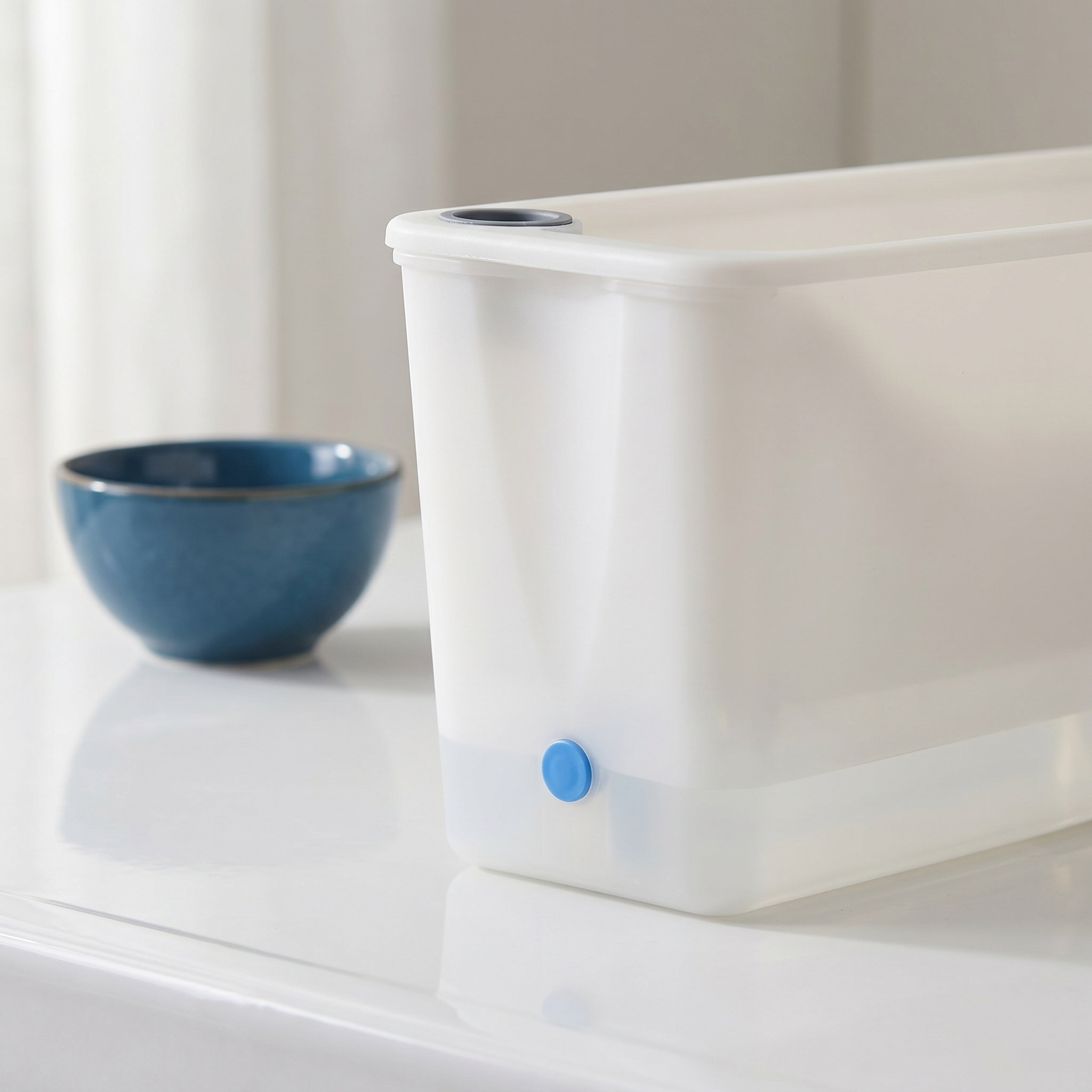 Self-Watering Planter - Vaso retangular para plantas, caixa de