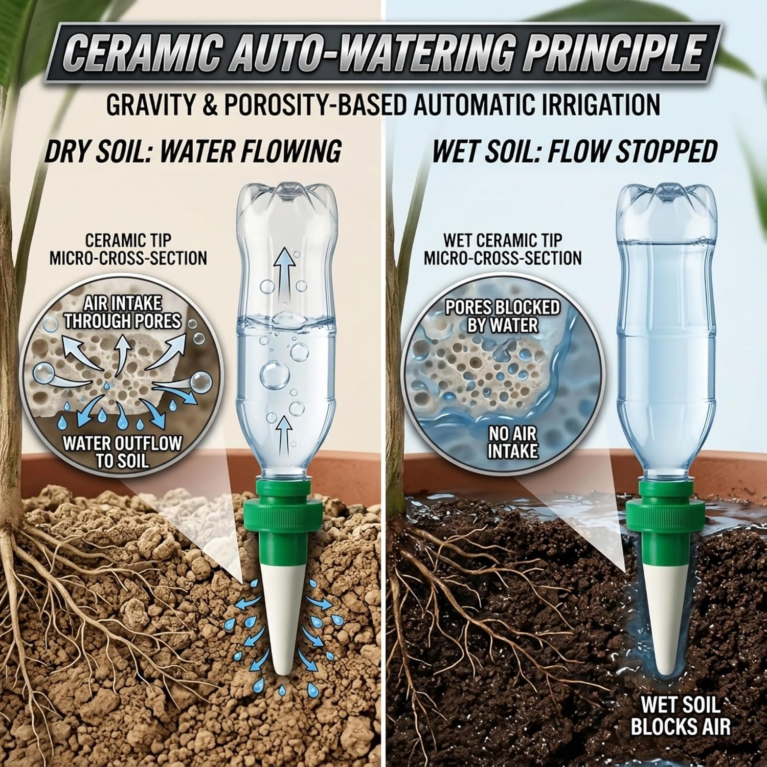 Espetos de Rega em Terracota p - Automatic Plant Waterer avaliação e preço