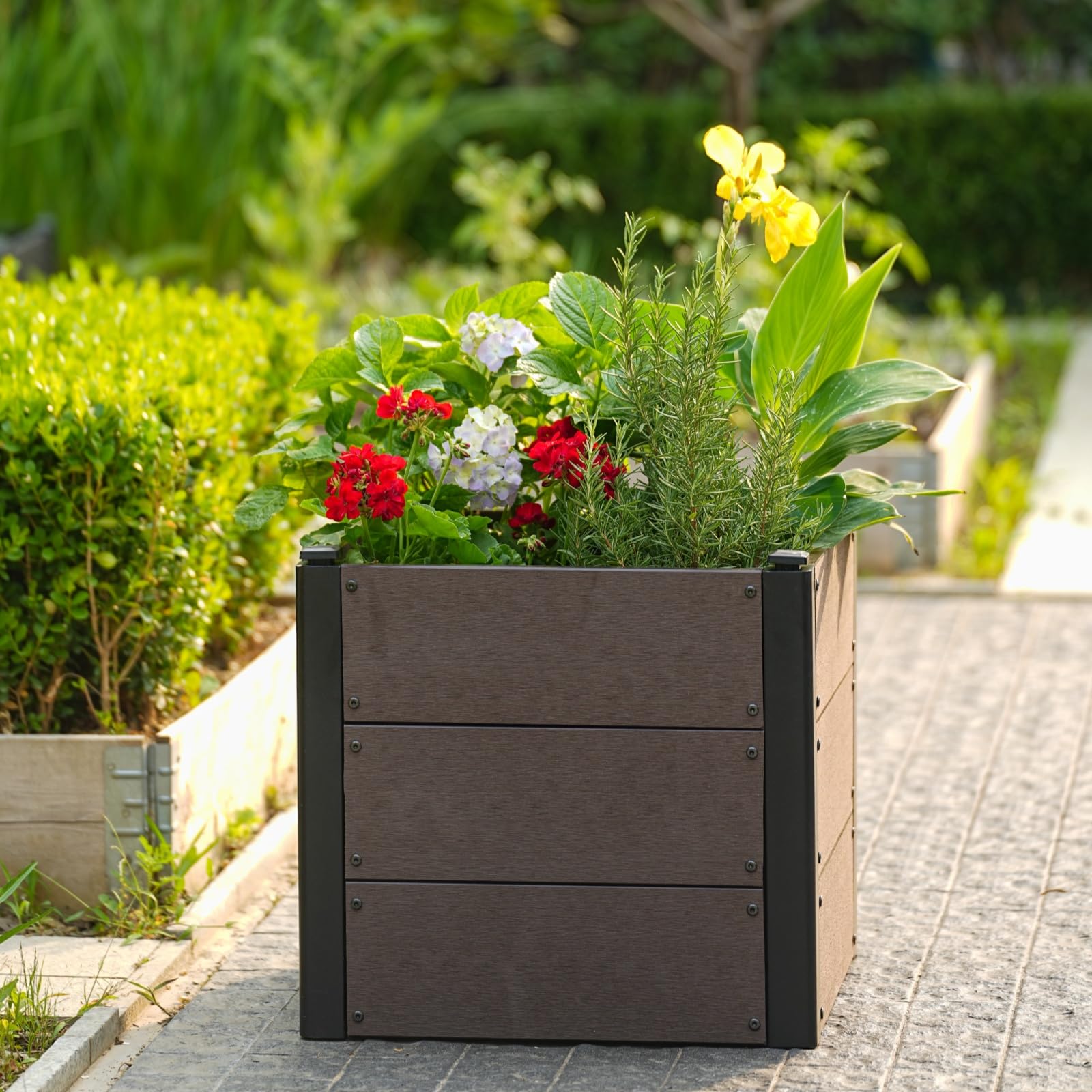 Canteiro elevado com rodas, ca - Gardening Tools Vegetables avaliação e preço
