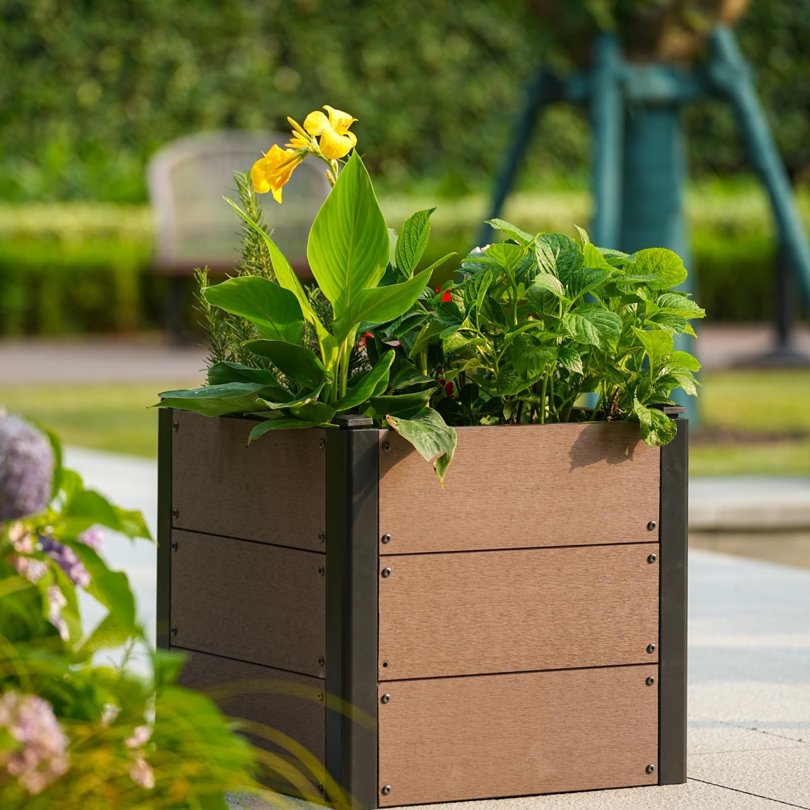 Canteiro elevado com rodas, ca - Gardening Tools Vegetables avaliação e preço