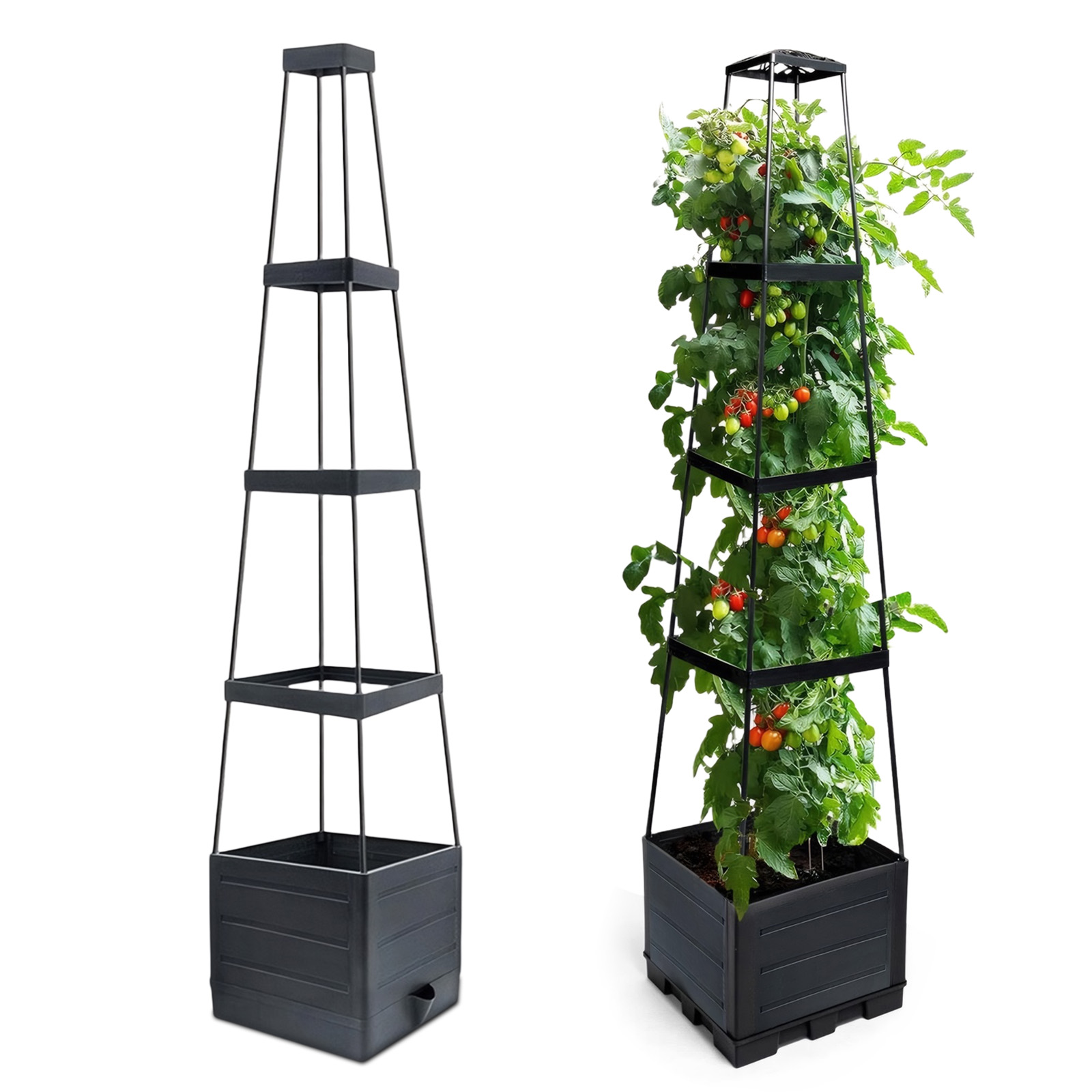 Cesto de Plantio Elevado com T - Self-Watering Planter avaliação e preço